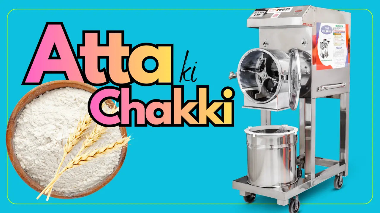 Atta Flour Machine in Pune for Commercial Flour Milling