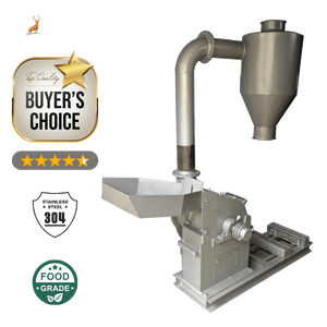7.5 hp masala grinder - front view - reindeer machinery