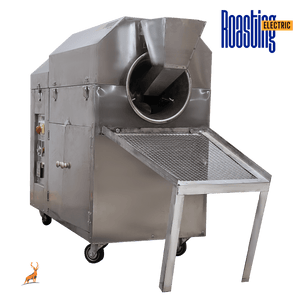 drum roaster machine - machine front view - reindeer machinery