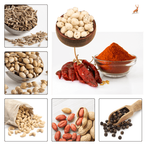 drum roaster machine - rosting materials - reindeer machinery