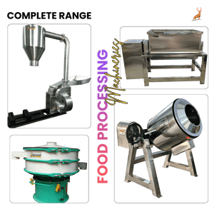 drum roaster machine - masala plant - reindeer machinery