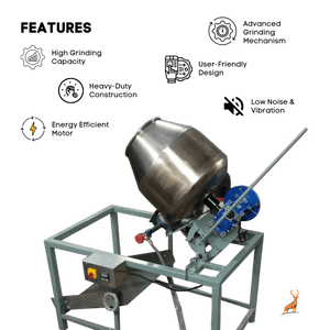 masala roaster machine - features - reindeer machinery